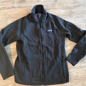 Patagonia Women’s Better Sweater Full-Zip Fleece – Black – Size Small